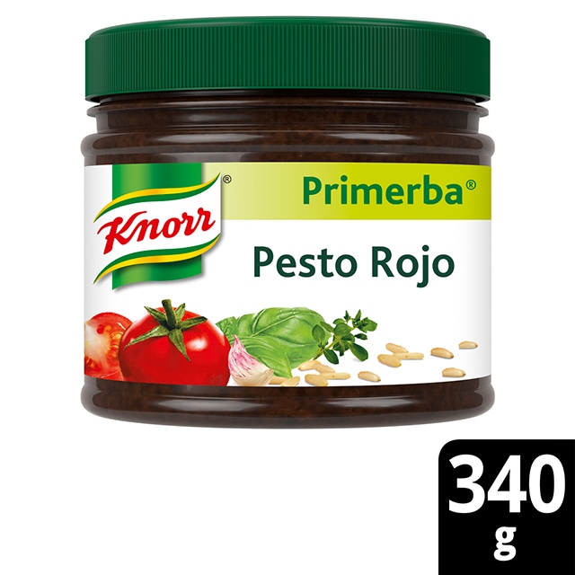 Knorr Primerba Pesto Rojo sin gluten bote 340g - 