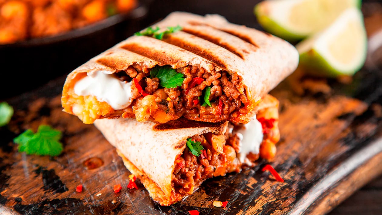 Wrap de chilli con carne – - Receta - UFS