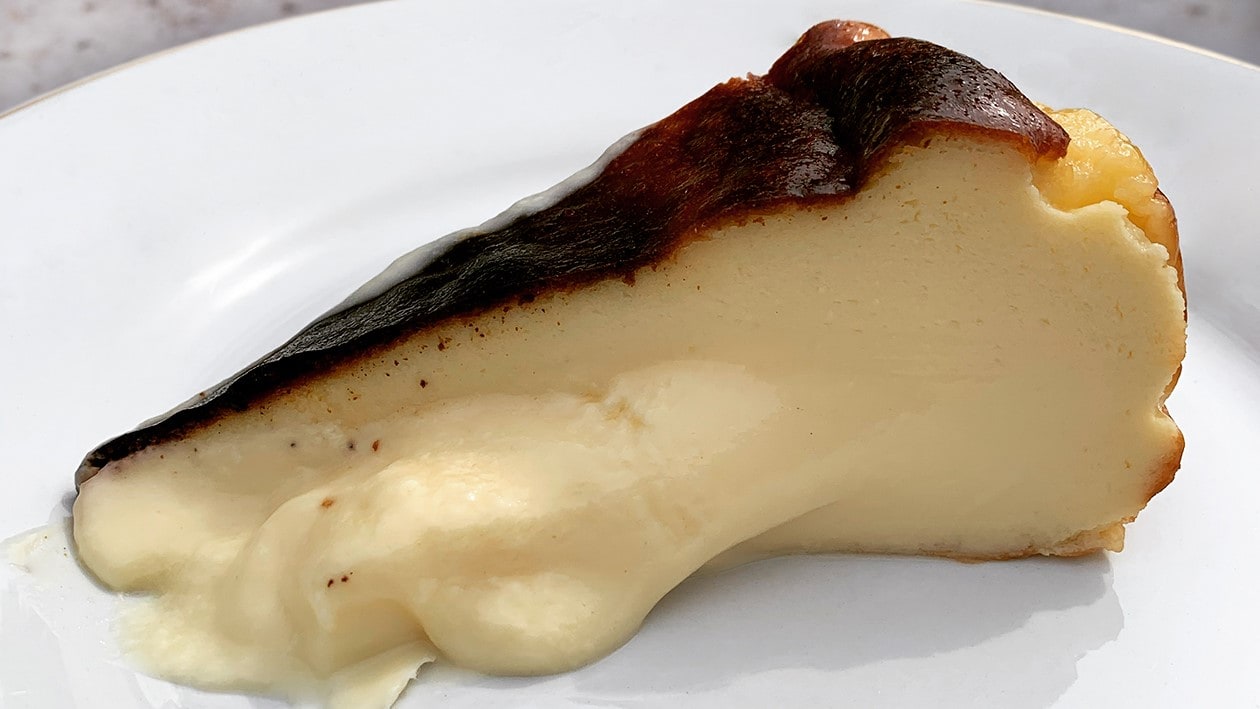 Tarta de queso vasca - Receta - UFS