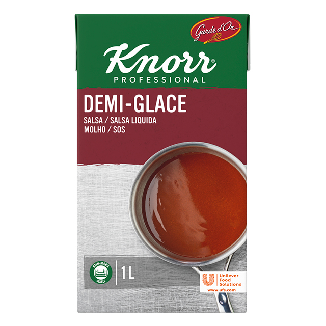 Knorr Salsa Líquida Demi-glace lista para usar brik 1L - 