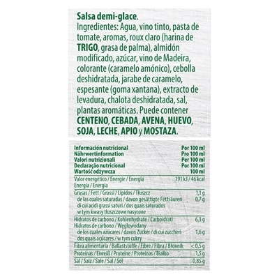 Knorr Salsa Líquida Demi-glace lista para usar brik 1L - 